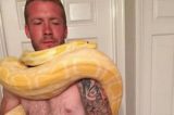 ‘Gesto de afeto’: Homem é morto ao ser estrangulado por serpente de estimação