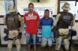 Foragidos da Justiça são capturados na cidade de Itapicurú