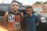 PMs do GATI apreendem dois fuzis 7mm e prendem assaltantes de banco em Orocó (PE)