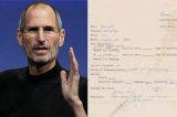 Avaliado em R$ 165 mil, formulário de emprego de Steve Jobs revela interesses de criador da Apple