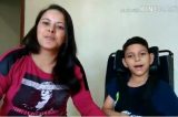 Menino de oito anos com paralisia cerebral comove a internet após pedido de jogador do Flamengo