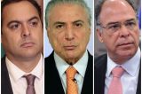 Paulo Câmara e FBC recebem Michel Temer em PE