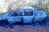 Jaguarari: Corpo carbonizado é encontrado em porta-malas de carro incendiado em Juacema