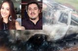 VÍDEO: Corpos de miss e homem casado são encontrados carbonizados dentro de carro