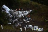 Laudo conclui que falta combustível causou acidente com o voo da Chapecoense