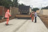Obra de pavimentação da 2ª etapa da Rua Alecrim está prestes a ser concluída