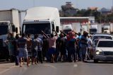 PRF: caminhoneiros mantêm 554 pontos de bloqueios