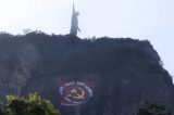 Grupo que apoia Bolsonaro assume autoria de protesto no Corcovado