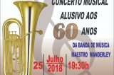 Concerto Alusivo aos 60 anos de criação da Banda de Música da PM será realizado nesta quarta-feira (25)