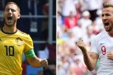 Bélgica e Inglaterra se encontram pela segunda vez no Mundial, agora na disputa pelo terceiro lugar