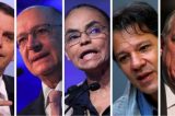 CNT/MDA: Sem Lula, Bolsonaro e Alckmin empatam em SP