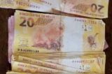 Homem é preso com quase R$ 2 mil em notas falsas no Sertão