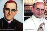 Papa canoniza mártir salvadorenho e Paulo 6º