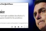 New York Times sobre Bolsonaro: “Uma triste escolha do Brasil, repulsivo”