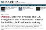 Jornal de Israel publica artigo onde chama Bolsonaro de “Hitler em Brasília”