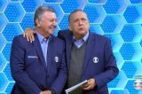 Arnaldo Cezar Coelho se despede da Globo e Galvão Bueno se emociona ao vivo
