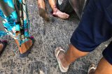 Mulher é atropelada na Rua do Paraíso