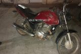 Polícia recupera moto roubada