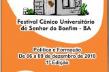 Festival Cênico Universitário de Senhor do Bonfim. – I EDIÇÃO