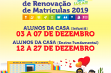 SEDUC inicia renovação de matrículas dos alunos da Educação Infantil das escolas municipais de Juazeiro