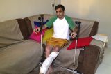 Vigilante espera há cinco meses por cirurgia de amputação, no Hospital Universitário de Petrolina, PE