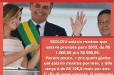 Trabalhadores são as primeiras vítimas do governo Bolsonaro