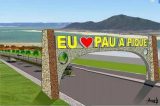 Casa Nova: Asfalto de Pau a Pique e Pátio de Eventos finalizados, Portal em obras