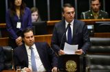 Em discurso, Bolsonaro faz aceno ao mercado e manda recado a opositores