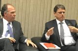 Ministro da Infraestrutura se reúne com líder do governo no Senado para discutir concessão do Aeroporto de Recife Ministro da Infraestrutura se reúne com líder do governo no Senado para discutir concessão do Aeroporto de Recife