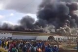 Incêndio atinge galpão da Usina de Belo Monte, no Pará; Veja o vídeo