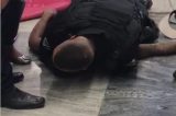 Vídeo: Segurança imobiliza e mata jovem que tentou roubar hipermercado