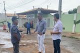 Alex Tanuri presente ao início da recuperação da Avenida Rio Preto
