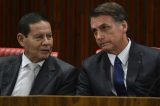 Steve Bannon: governo Bolsonaro precisa de ‘uma só voz’ e Mourão se tornou ‘dissonante’ Steve Bannon: governo Bolsonaro precisa de ‘uma só voz’ e Mourão se tornou ‘dissonante’