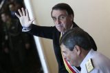Bolsonaro volta e diz que não quer encrenca com ninguém