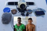 Grupo Tático Carcará prende indivíduos com maconha no residencial Juazeiro I