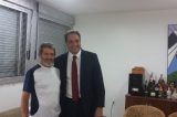 Gonzaga Patriota recebe visita do governador Paulo Câmara em sua residência