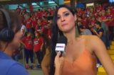 Jogadora de vôlei Jaqueline desmaia durante entrevista ao vivo em final masculina
