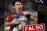Messi não usou camiseta com foto de Bolsonaro