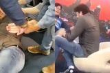 Vídeo: Danilo Gentili desmaia ao ser agredido durante gravação de programa e aparece ensanguentado