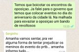 Vaza Paço Municipal de Juazeiro destaca conspiração para acabar com eventos da oposição