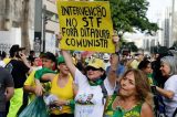Bolsonarismo radical protesta contra o Supremo