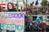 Estudantes e Trabalhadores de luto contra Bolsonaro tomam conta das ruas do País