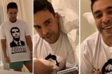 Zezé usa camisa com imagem de Bolsonaro para dormir