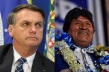 Gozador: Bolsonaro sugere asilo a Evo Morales em Cuba