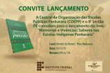 IF Sertão-PE lança livro sobre saberes e fazeres nas Escolas Indígenas Pankararu nesta terça-feira (10)