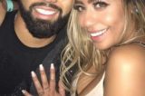 Gabigol briga com Rafaella e fica fora da área vip de Neymar