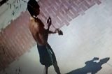 [Vídeo] Bandido é flagrado por câmeras roubando plantas ornamentais na Vila Bossa Nova, em Juazeiro, em plena luz do dia
