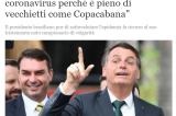 Bolsonaro insulta italianos que respondem: “fascista, sexista, homofóbico e, além disso, vulgar”