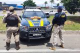 Polícia encontra 7 kg de crack escondidos dentro de para-choque de ônibus intermunicipal no interior da Bahia