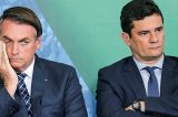 Bolsonaro enquadra Moro e diz que Polícia Federal começou a funcionar depois que ele deixou o governo